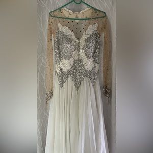 Custom ballroom dancing gown